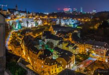 Khám phá Luxembourg – Đất nước đáng sống nhất Châu Âu Thủ đô Luxembourg xinh đẹp vào buổi đêm